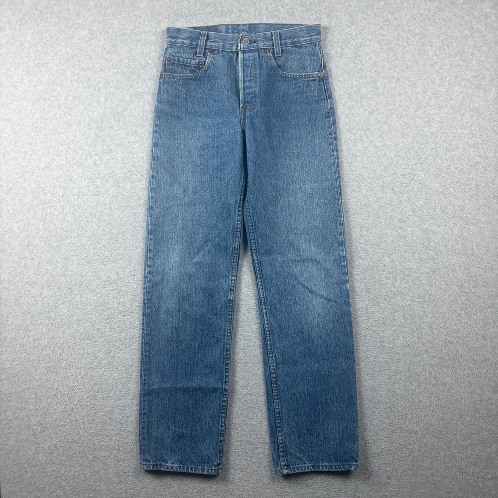 Vintage Levi's Jeans Women's 27x30 (26x29) Blue 701 0113 Straight Leg 80s USA